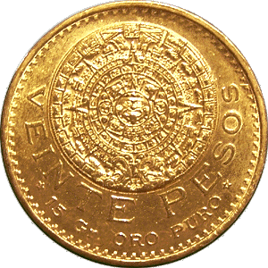 メキシコ 20ペソ金貨