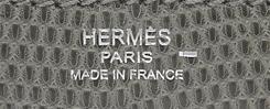 エルメス　素材刻印 リザード